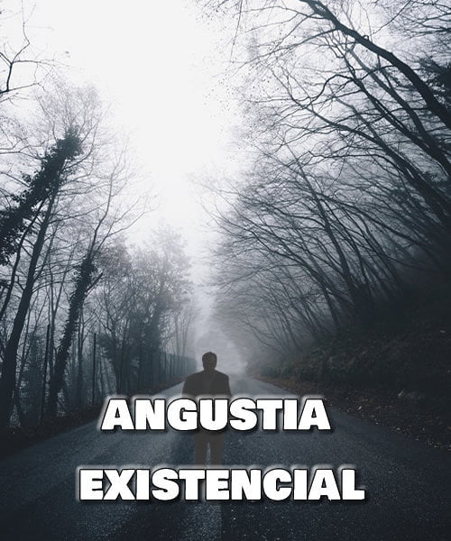 La angustia existencial es el sufrimiento de la persona que desconoce el sentido de su vida y que se sigue viviendo después de la muerte